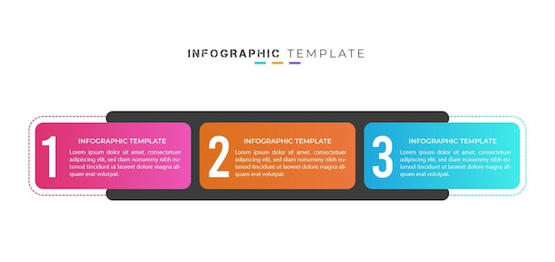 Minimalny Element Infografiki Biznesowej I Kreatywny Projekt Prezentacji