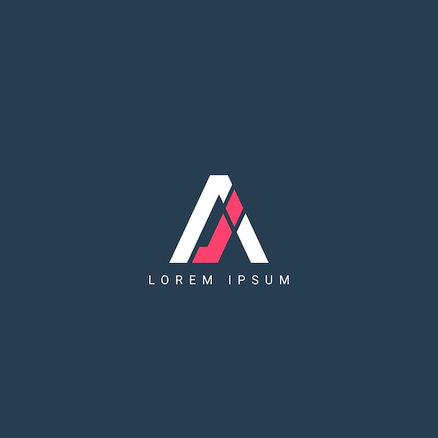 Minimalny kreatywny inicjał oparty na logo AI i logo IA Liter AI IA kreatywny elegancki monogram