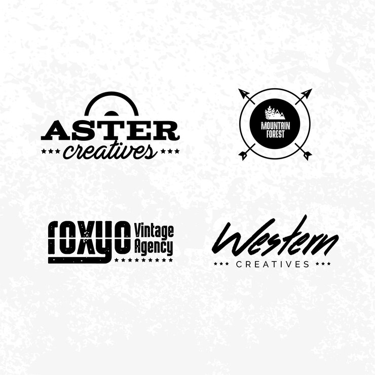 Wektor minimalny projekt logo
