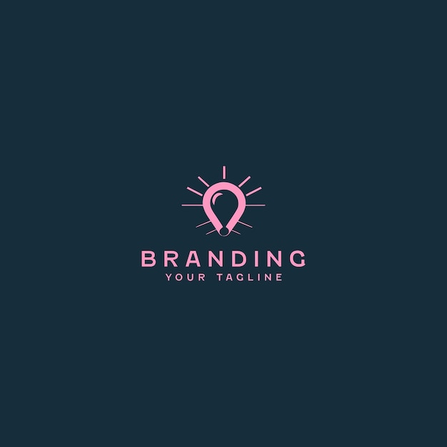 Minimalny szablon projektu Logo ryby