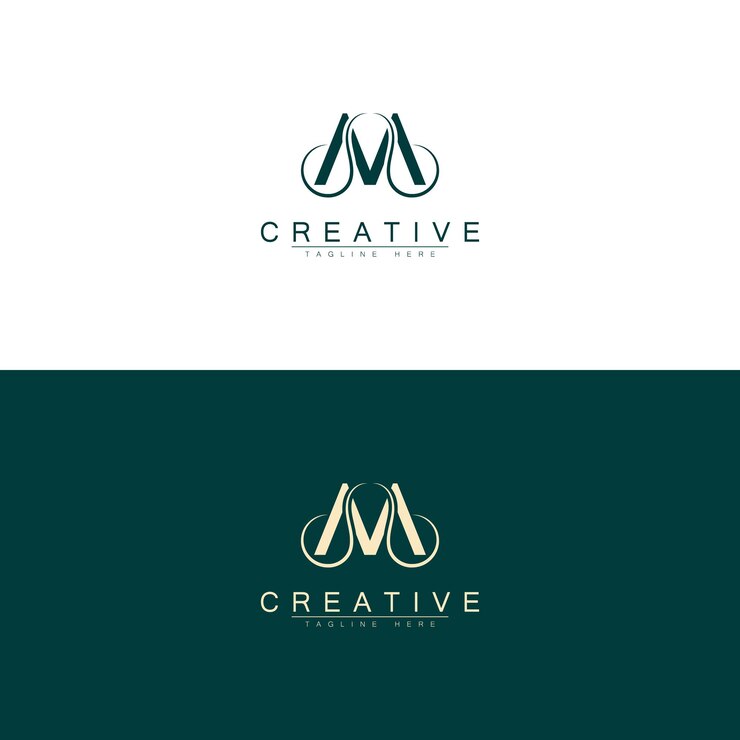 MJJ Abstract Letters Logo Monogram Emblem