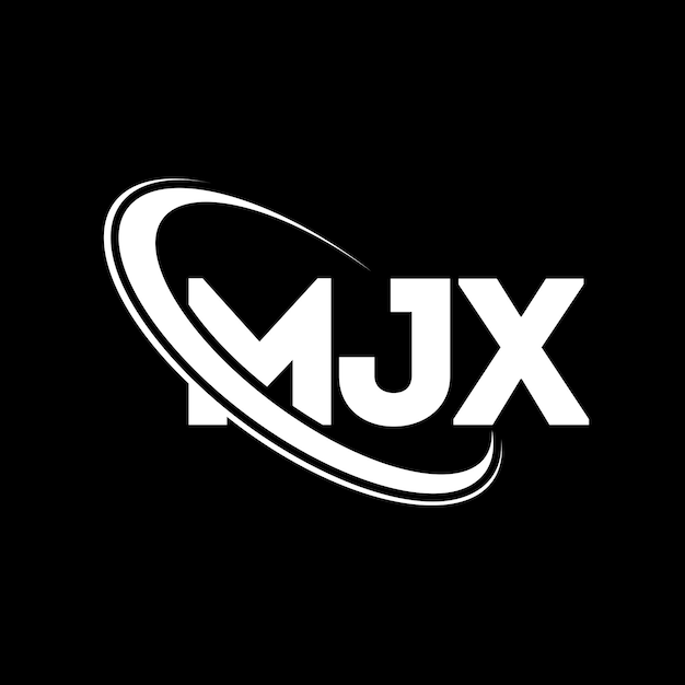 Plik wektorowy mjx logo mjx litery mjx litera logo projekt inicjały mjx logotyp powiązany z okręgiem i dużymi literami monogram logo mj x typografia dla biznesu technologicznego i marki nieruchomości