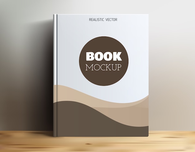 Mockup książek w realistycznym stylu