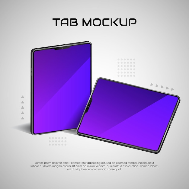 Mockup tabletu i telefonu
