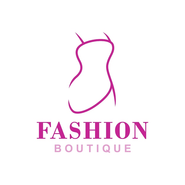 Moda Biznes Logo Szablon Projekt Luksusowej Marki