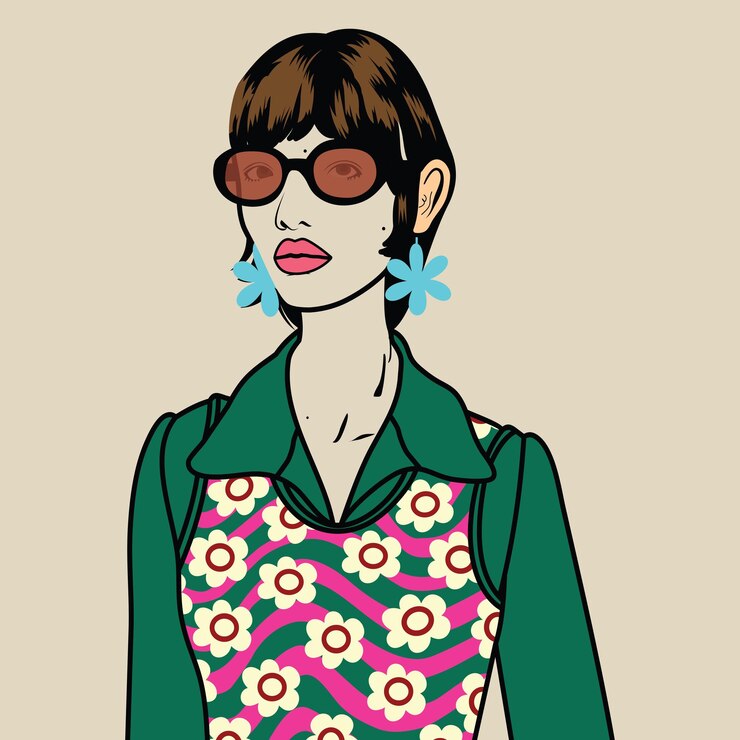 Wektor moda lady wektor