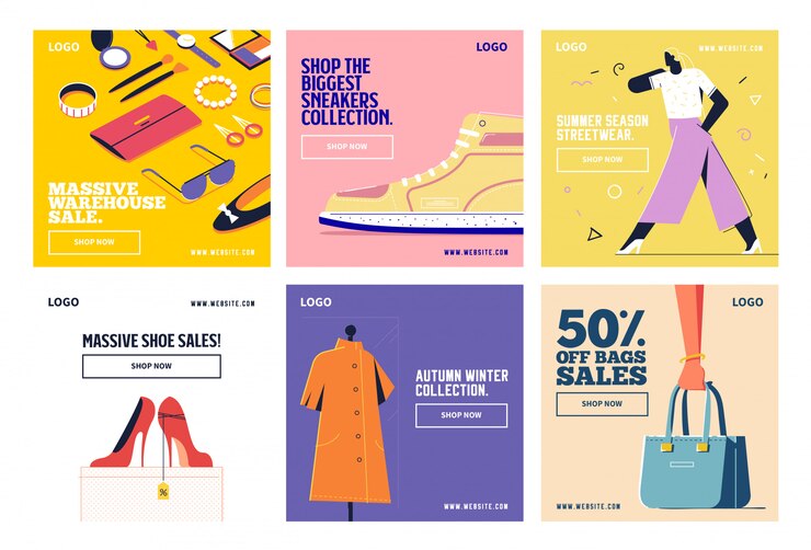 Moda na zakupy w mediach społecznościowych po kolekcji instagram