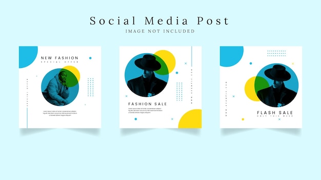Moda Social media baner Instagram