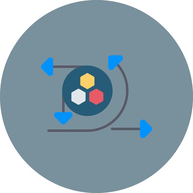 Modelowanie API płaska ilustracja
