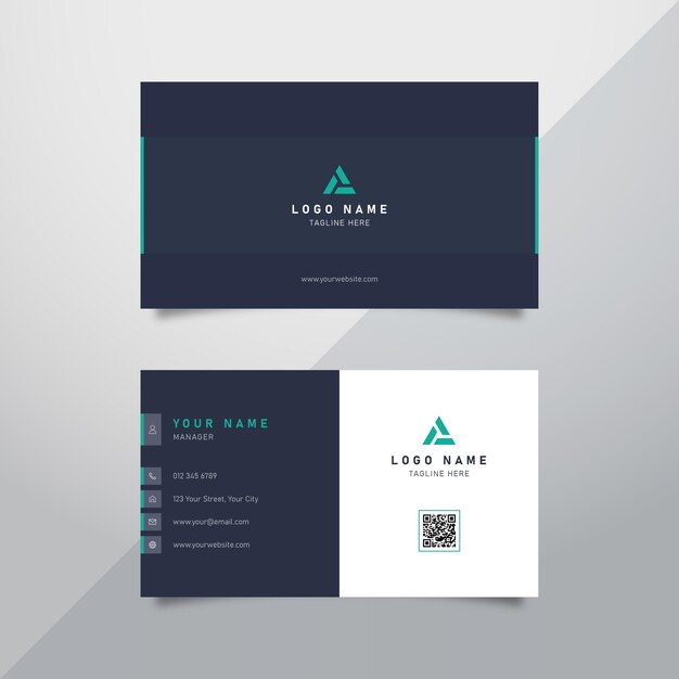 Modern Business Card Template Korporacyjny