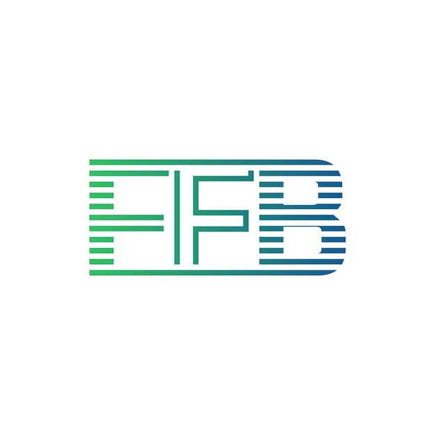Modern FFB Logo Design Letter FFB Minimalist Professional and Versatile Branding Icon for Business Identity (Miniimalistyczna profesjonalna i wszechstronna ikona marki dla tożsamości biznesowej)