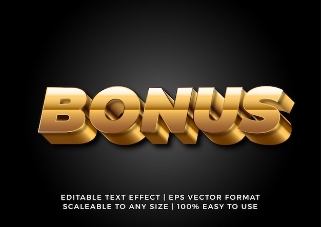 Modern Gold Bold Text Effect