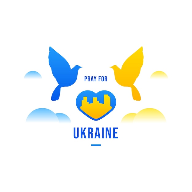 Módlcie Się Za Ukrainę I Zatrzymajcie Się Na Tle Wojny