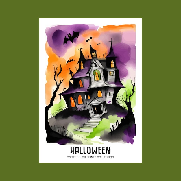 Modna ilustracja Halloween