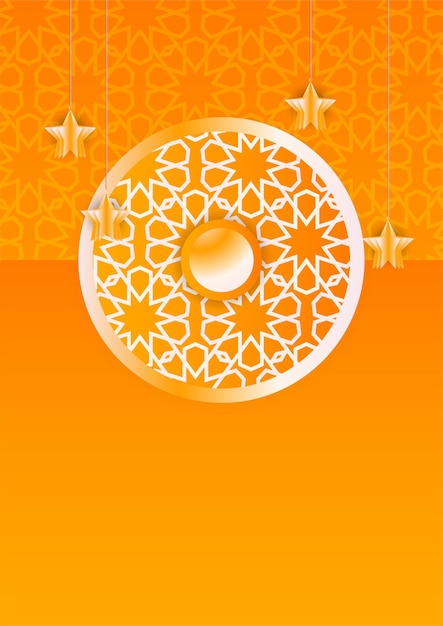 Modny Islamski Plakat Tło Z Meczetem Arabski Wzór Latarnia Księżyc I Półksiężyc Może Być Używany Do Kartki Z życzeniami Plakat Baner Zaproszenie Broszura Ramadan Eid Adha Iftar Zaproszenie