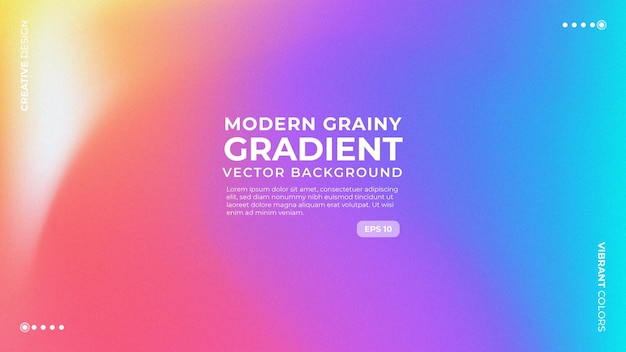 Modny Nowoczesny Ziarnisty Gradient Streszczenie Tło Wektor