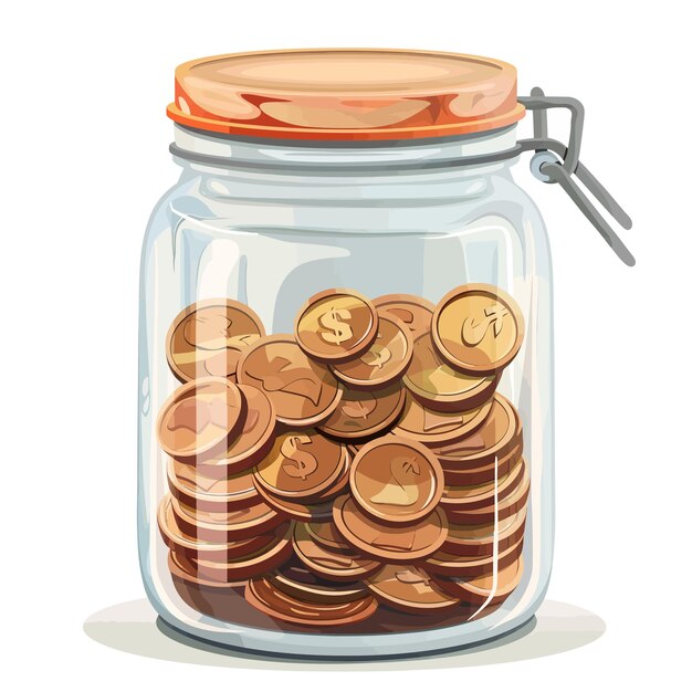 Plik wektorowy money_box_or_cash_bank_jar_with_slot