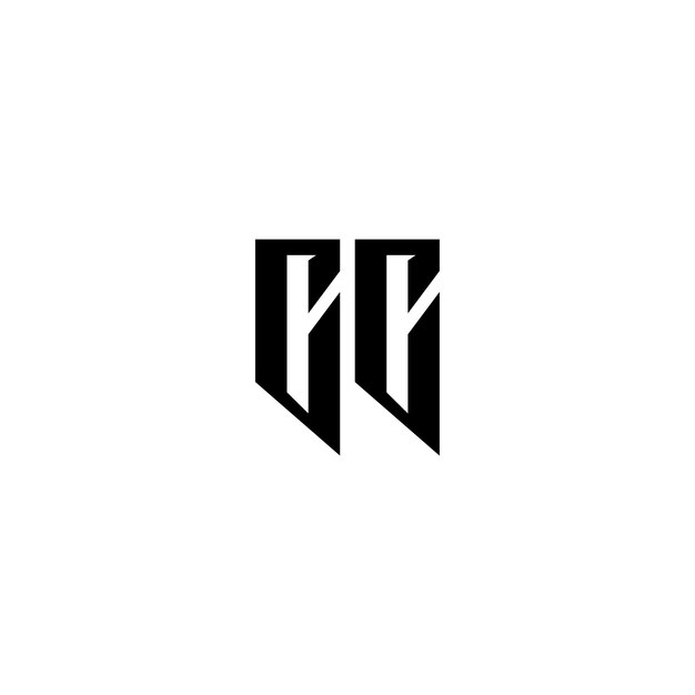 Monogram Cc Logo Projekt Litery Tekst Nazwa Symbol Monochromatyczny Logo Alfabet Znak Prosty Logo