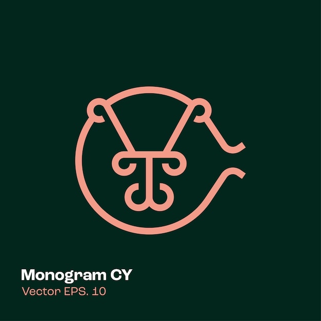 Monogram Logo Cy