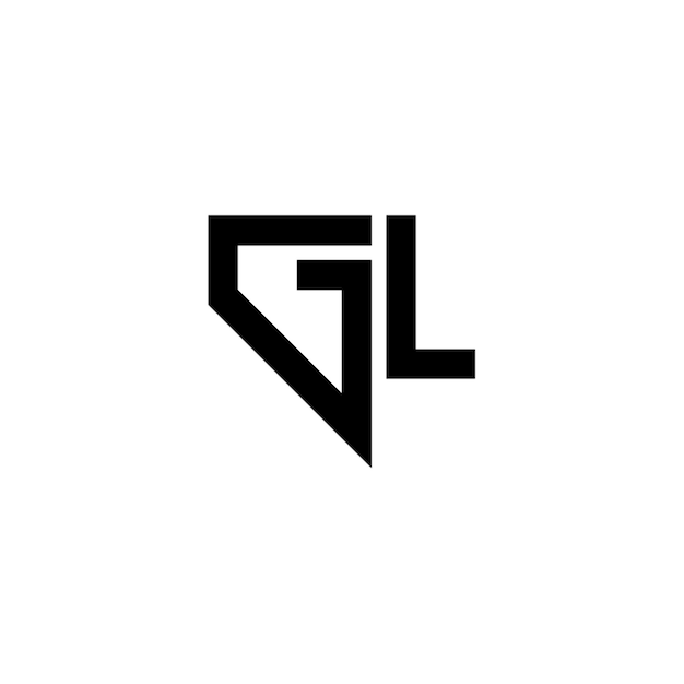 Monogram logo projekt litery tekst nazwa symbol monochromatyczny logo alfabet znak prosty logo