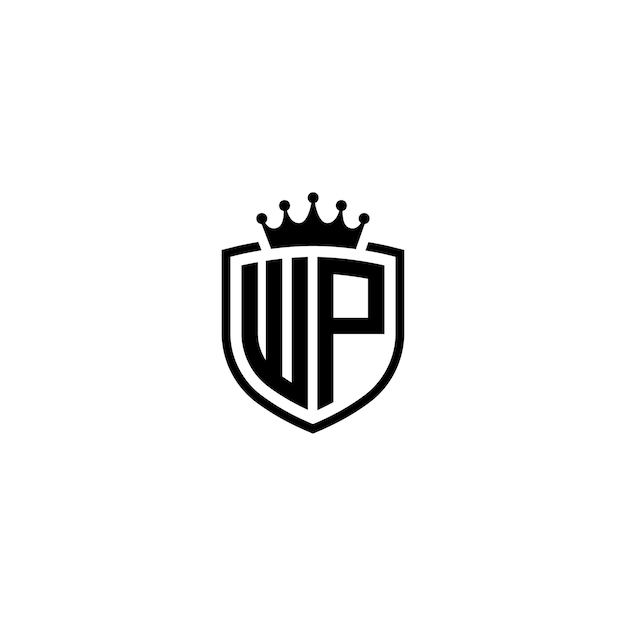 Monogram logo projekt litery tekst nazwa symbol monochromatyczny logo alfabet znak prosty logo