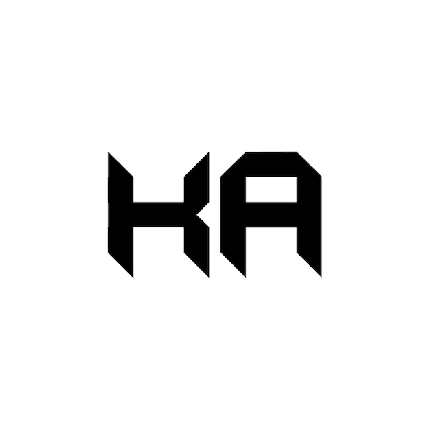 Monogram logo projekt litery tekst nazwa symbol monochromatyczny logo alfabet znak prosty logo