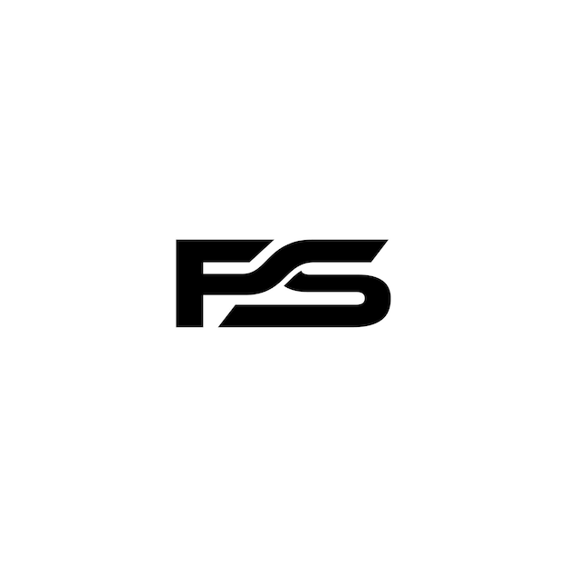 Monogram logo projekt litery tekst nazwa symbol monochromatyczny logo alfabet znak prosty logo