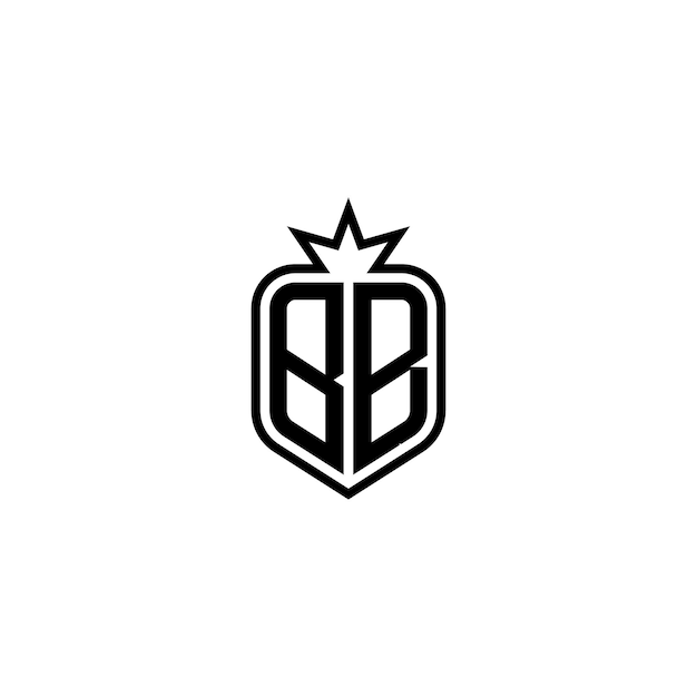 Monogram logo projekt litery tekst nazwy symbol monochromatyczny logo alfabet znak prosty logo