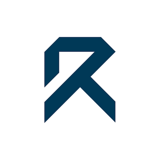 Plik wektorowy monogram logo r r nowoczesna litera logo design vector
