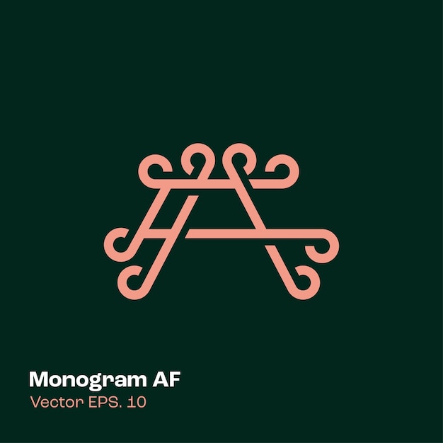 Monogramowe Logo Af