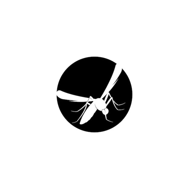 Mosquito Logo Design Ilustracja Wektorowa