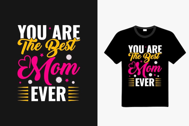 Mothers Quote Typografia Tshirt Design Vintage Handdrew Napis Tshirt Design