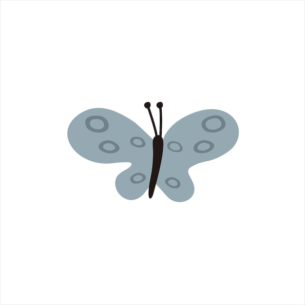 Plik wektorowy motyl doodle ilustracja