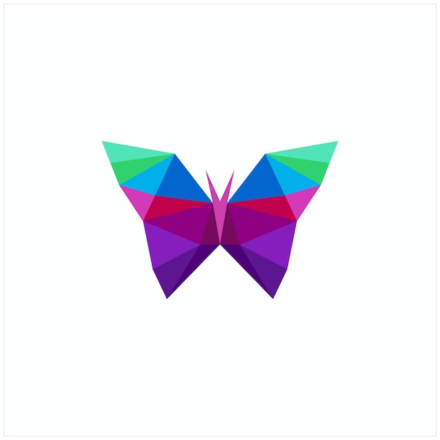 Mozaika Projekt Logo Motyla