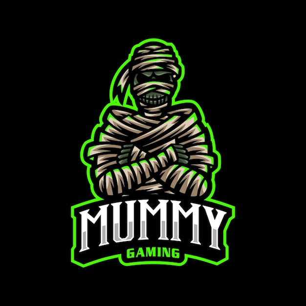 Mumia Esport Logo Maskotka Do Gier