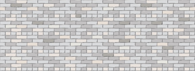 Mur Ceglany Tekstury Tła. Cyfrowa Ilustracja Białego Koloru Brickwall.