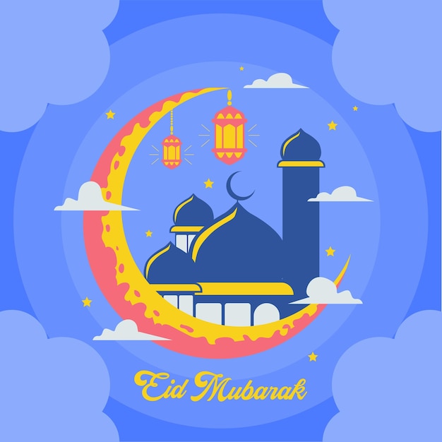 Plik wektorowy muzułmański wektor eid ramadhan