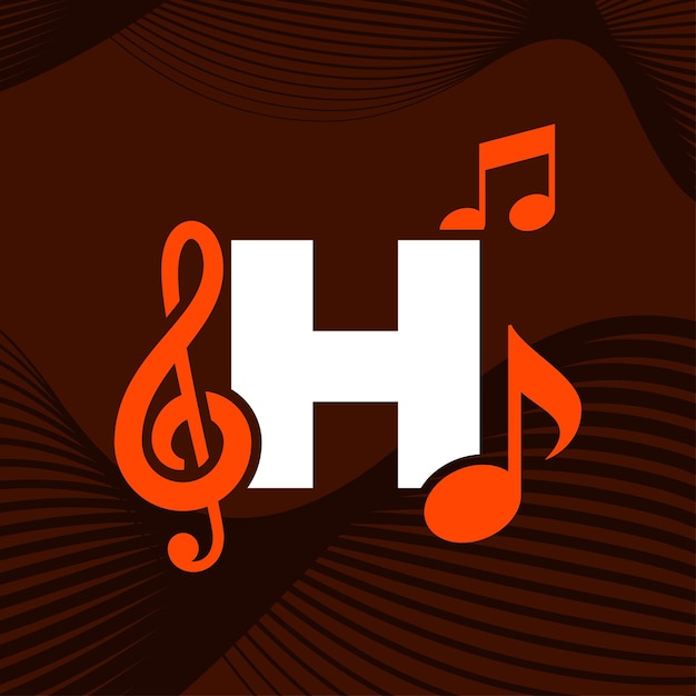 Muzyka Alfabetu H Logo