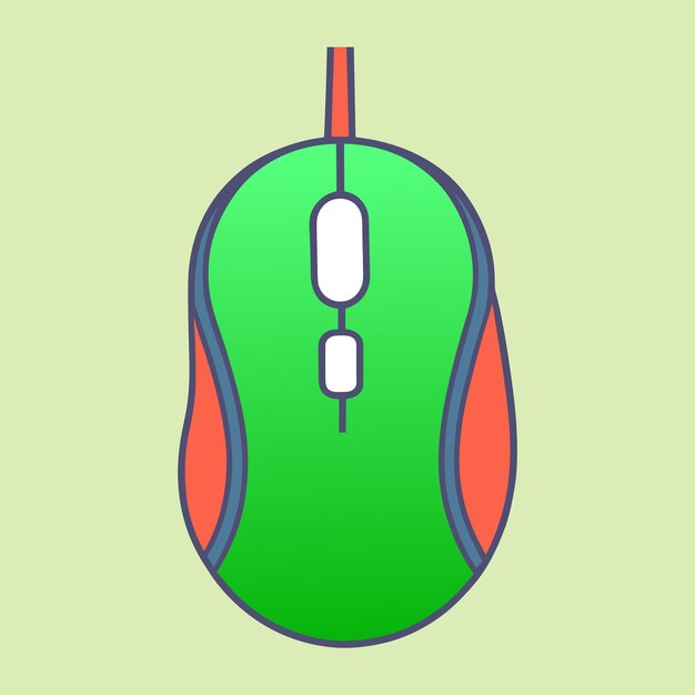 Plik wektorowy mysz wektor ikona nowoczesna prosta ilustracja