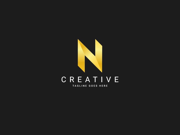n nowoczesne logo listowe