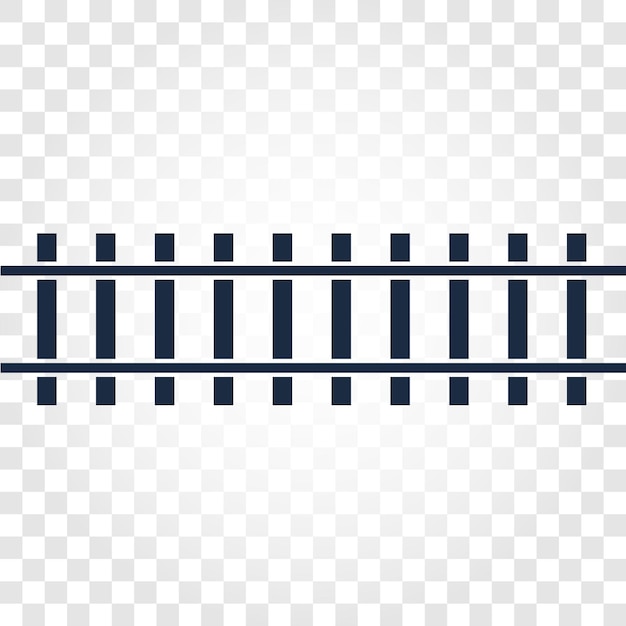Plik wektorowy na białym tle szyny kolejowe widok z góry elementy drabiny ilustracje wektorowe na kratkę tło gradientowe