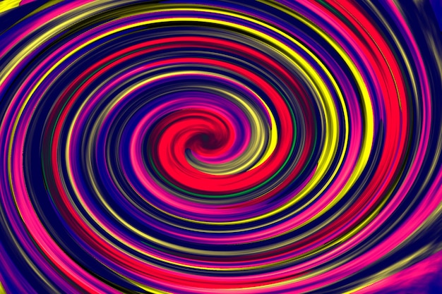 na tym zdjęciu przedstawiono kolorową spiralę