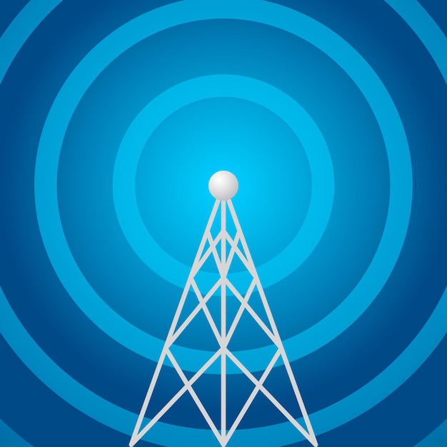 Nadajnik wieży radiowej