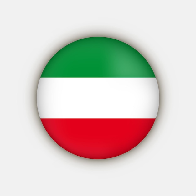 Nadrenia PółnocnaWestfalia flaga państwa Niemcy ilustracja wektorowa