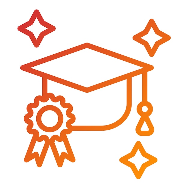 Nagrody dla studentów projektowania wektorowego Icon Style