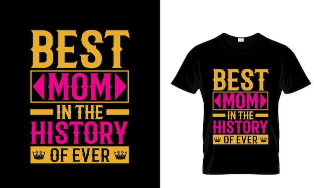 Najlepsza Mama W Historii śmiesznej Koszulki Matki