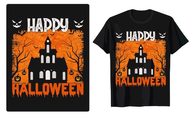 Plik wektorowy najlepsza typografia i grafika na halloween do projektowania koszulek