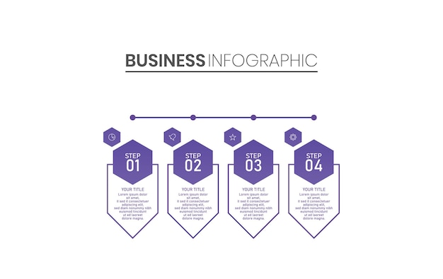 Najlepszej Jakości Biznesowy Szablon Infografiki