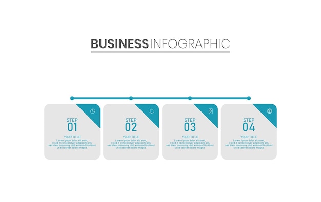 Najlepszej Jakości Biznesowy Szablon Infografiki