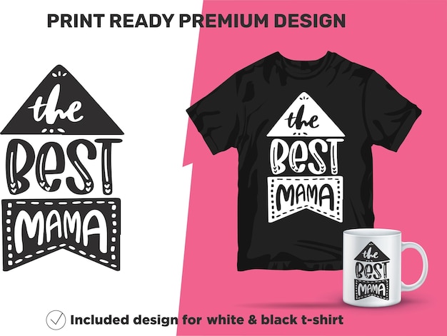 Najlepszy Projekt Mama Cute Print Ready Do Sublimacji Na Koszule Kubki Winylowe Dekoracje Inne Nadruki
